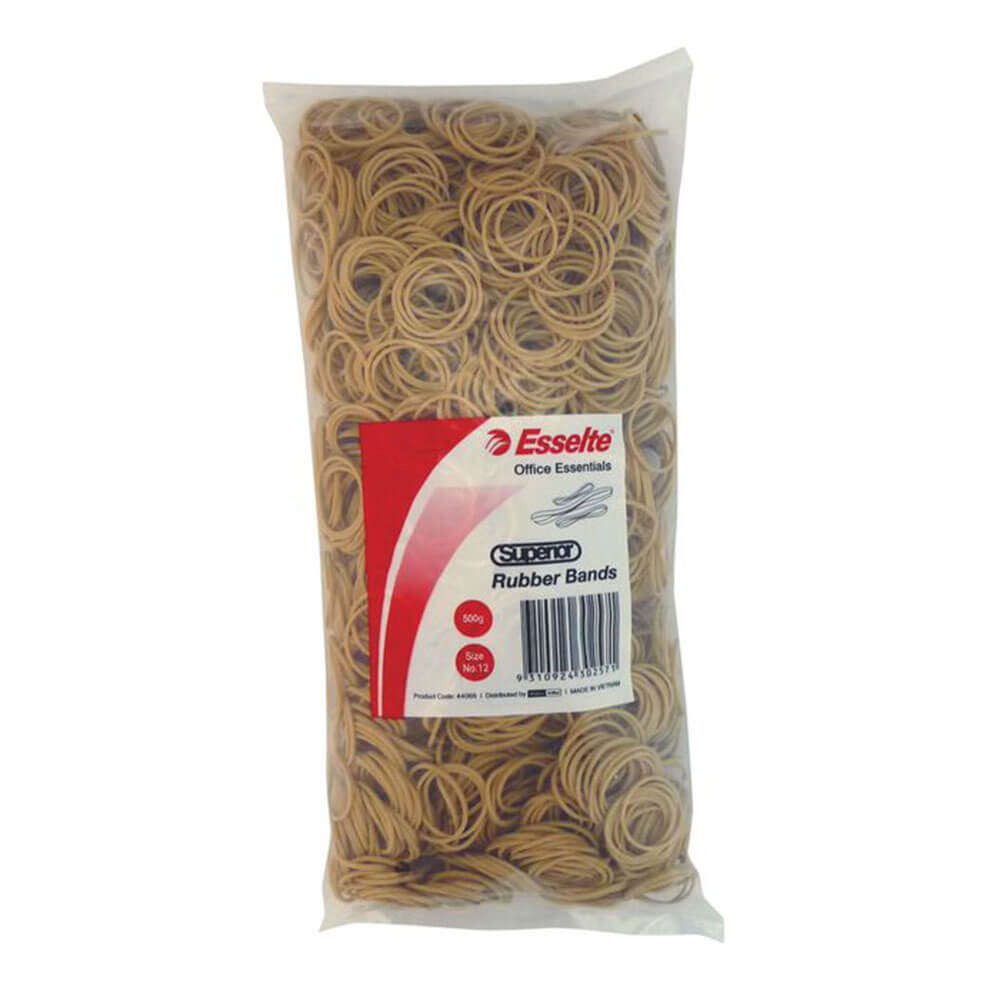 Esselte Rubber Bands 500G Bag