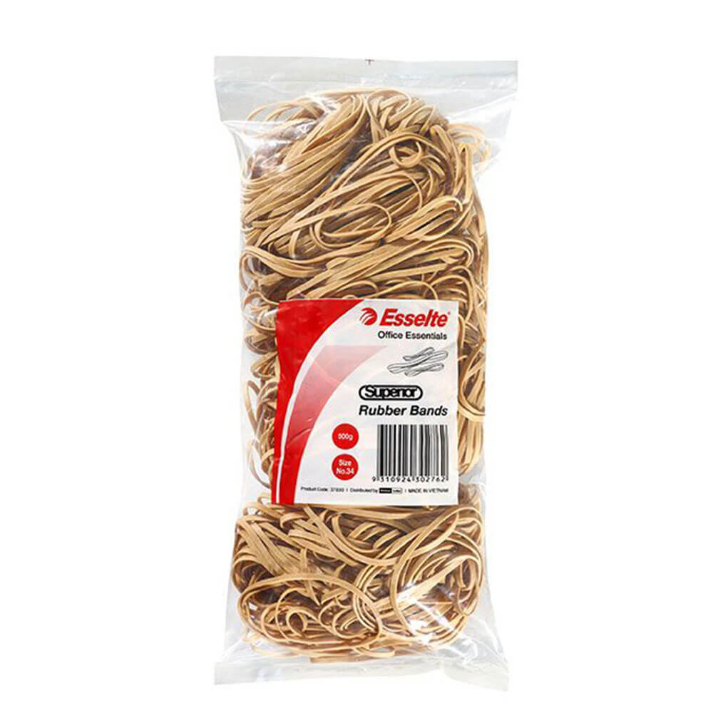 Esselte Rubber Bands 500g taske