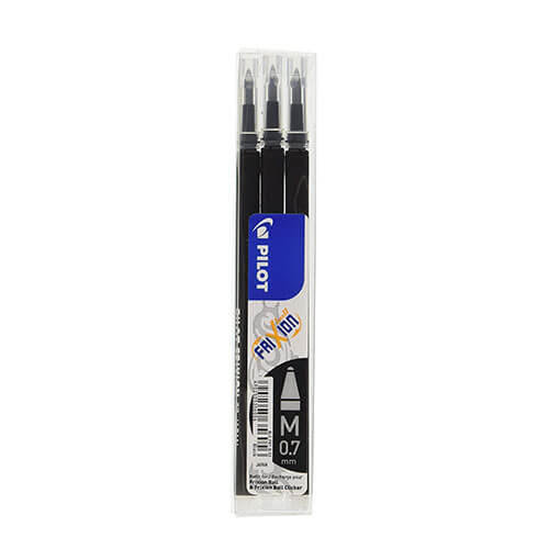 Pilot Frixion Rollerball Pen Refill 0.7mm Tip 3pk