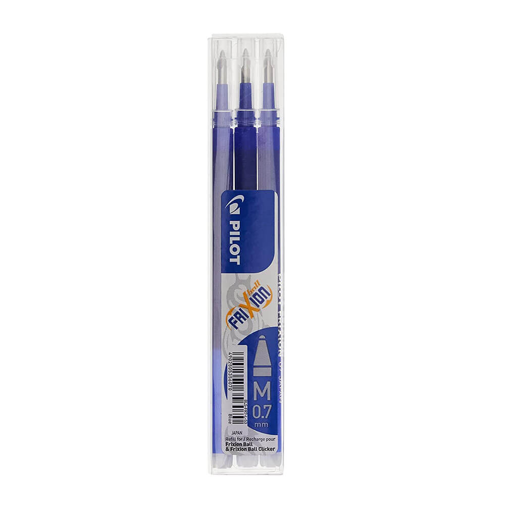 Pilota frixion rollerball penn riempimento 0,7 mm punta 3pk