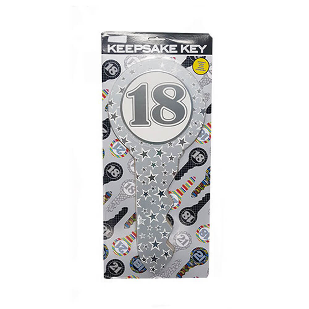 Ozcorp Silver Stars Birthday Key