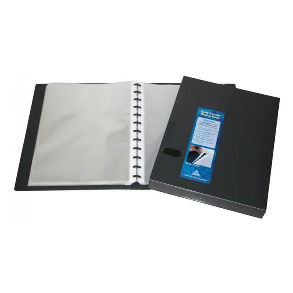 Colby Quick Transfer Book Black A4