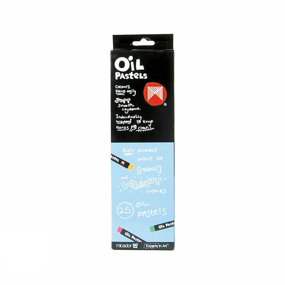 Micador Small Oil Pastels Assorted (25pk)