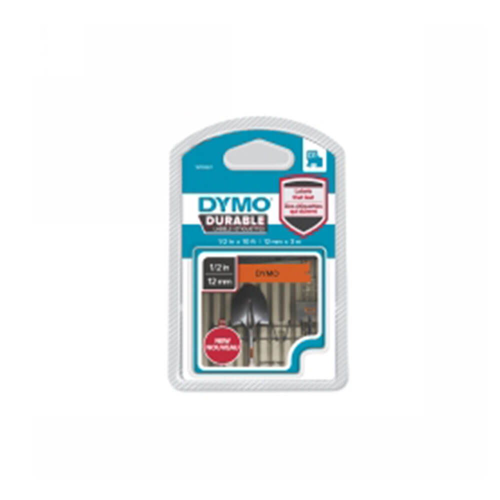 Dymo D1 Langlebiges Etikett, 12 mm x 3 m