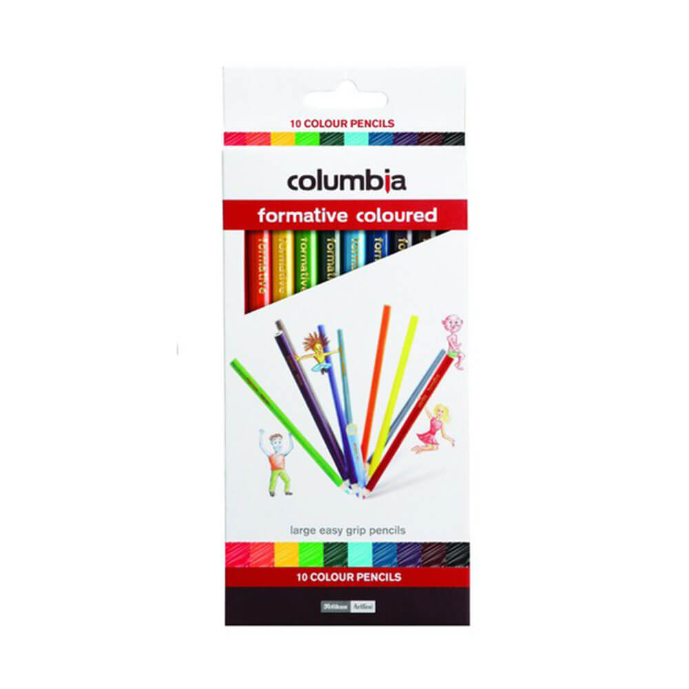 Crayons de couleur formative Columbia (10pk)