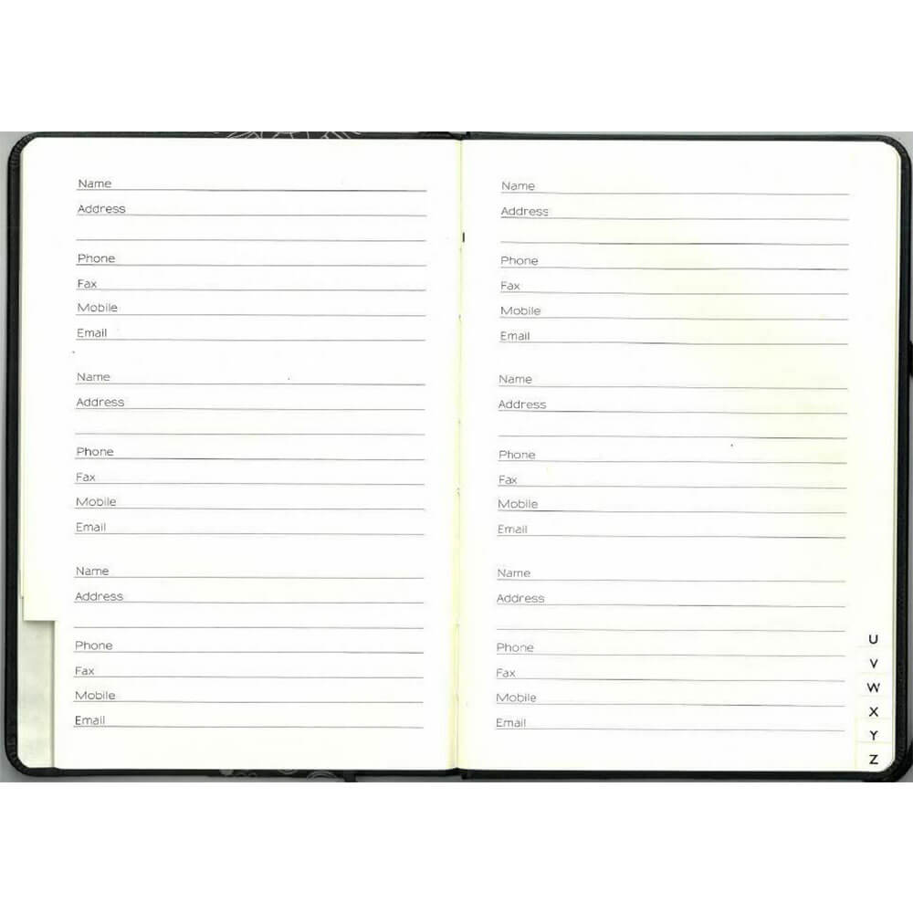 Ozcorp Mini Address Book 125x85mm (Black)