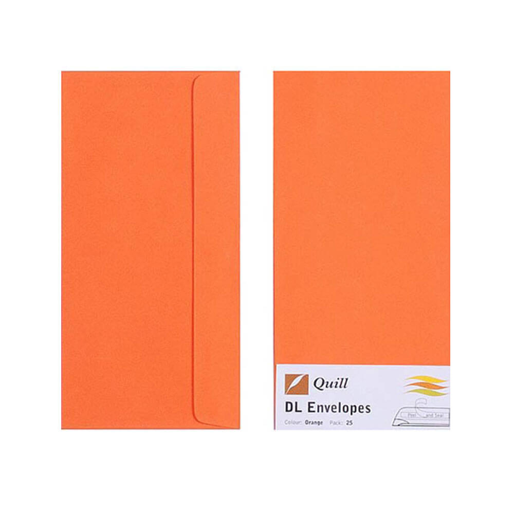 Quill -konvolut 25pk 80gsm (DL)