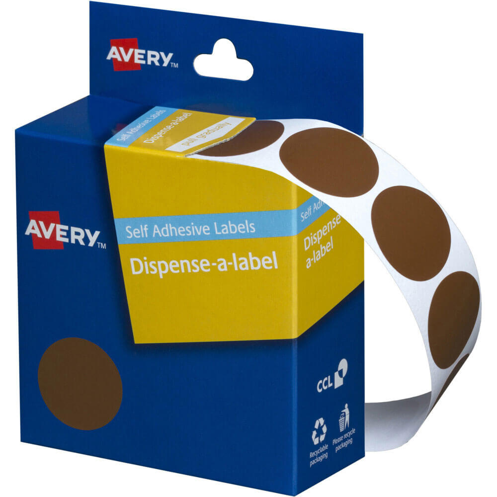 Avery Self-Adhesive Dot Labels 24mm (500pcs)