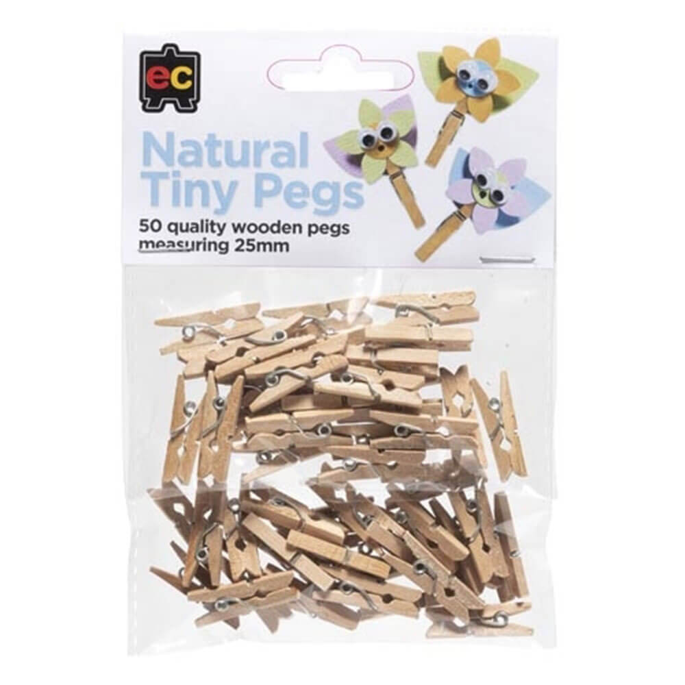 Piogs da minuscoli in legno EC 25mm (50pk)