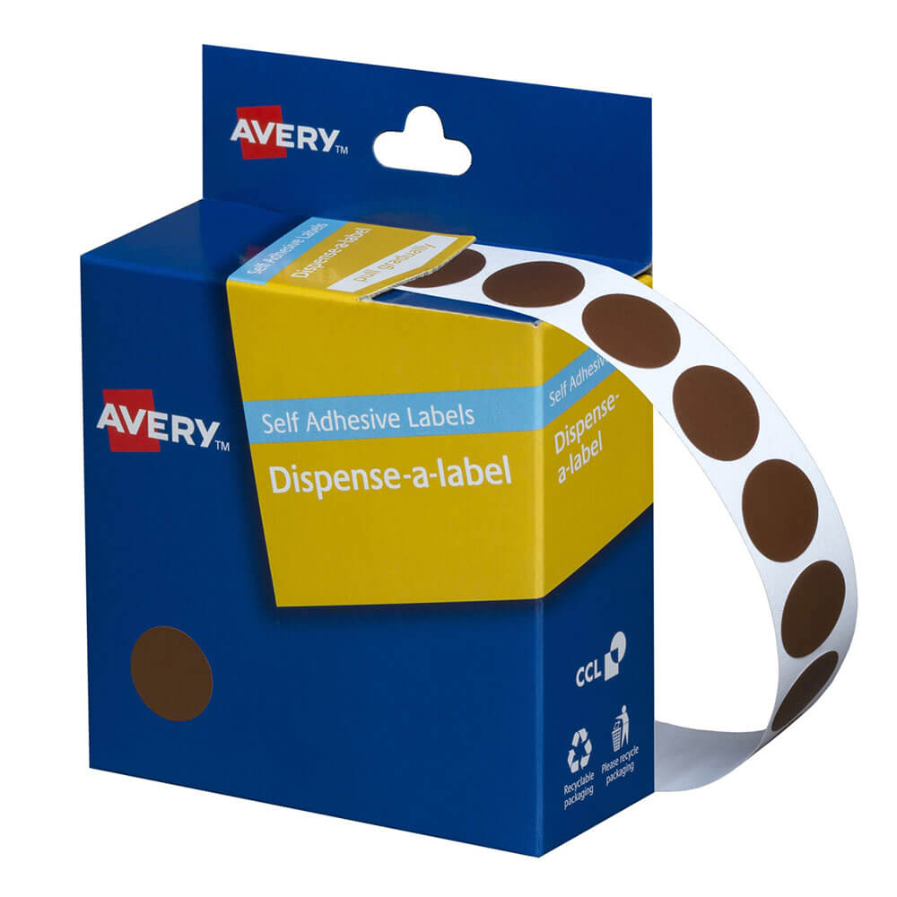 Avery selbstklebende Punktbezeichnungen 14mm (1050pcs)