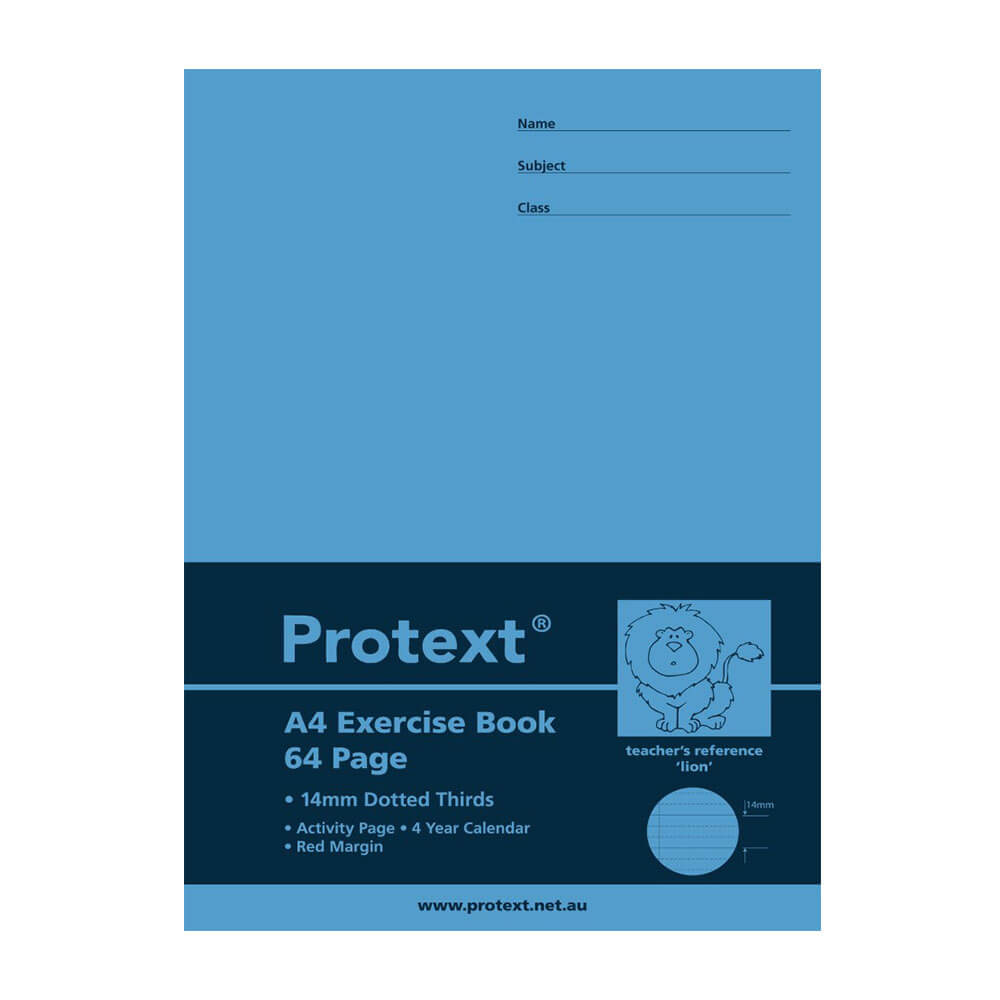 Protext Ejercicio Libro 64 páginas con línea punteada (A4)