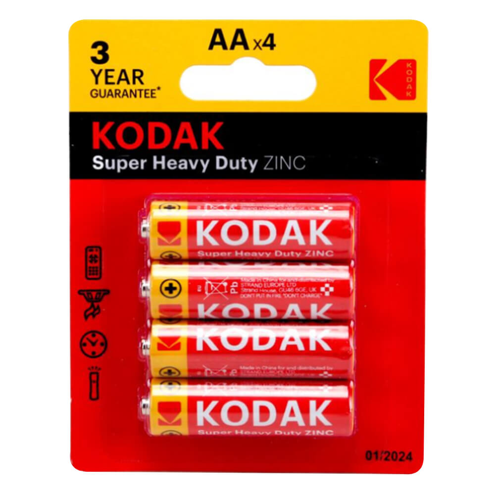 Kodak Super Heavy-Duty Batteries (AA)