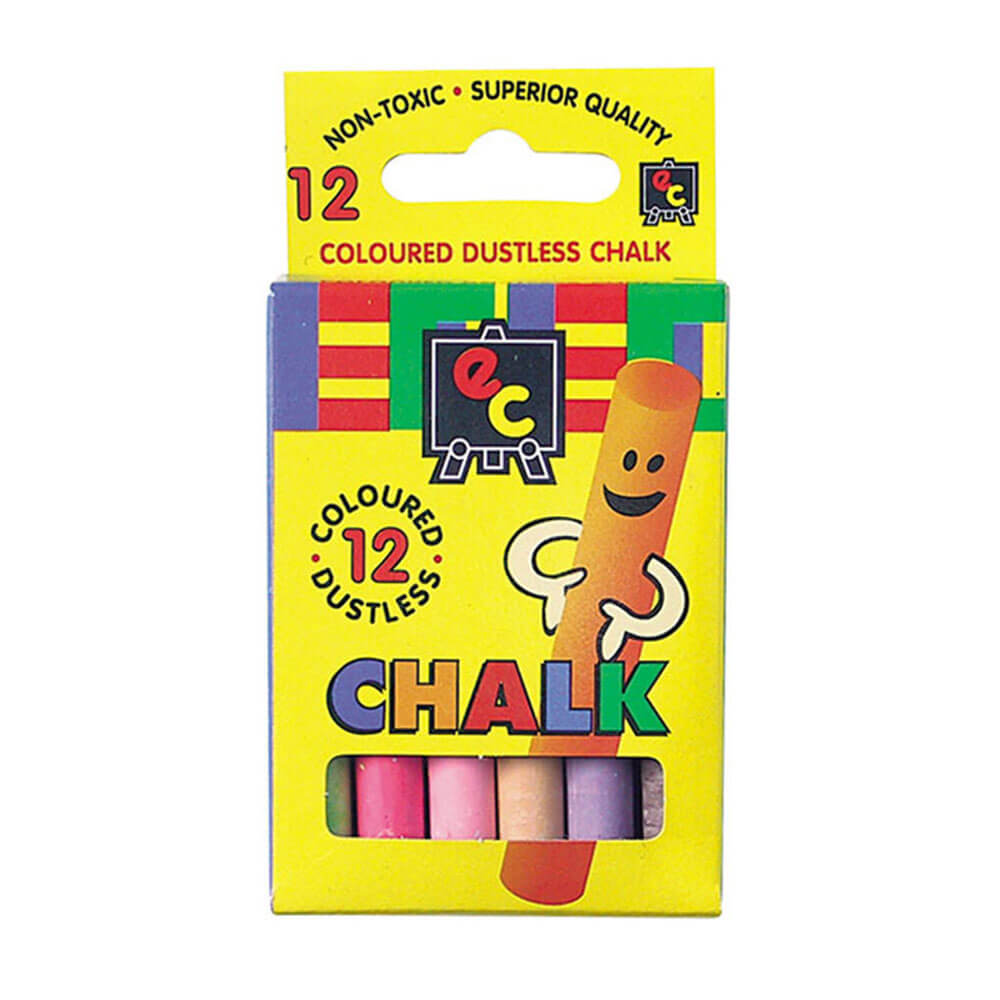 EC Dustless Chalk (12pk)