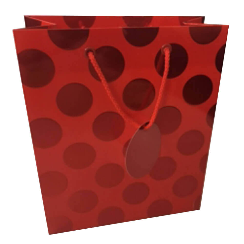 Borsa regalo OzCorp Foil Dot (rosso)