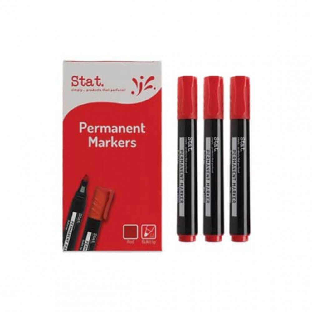 Stat 2.0mm Bullet NIB Permanent Marker 12stpcs