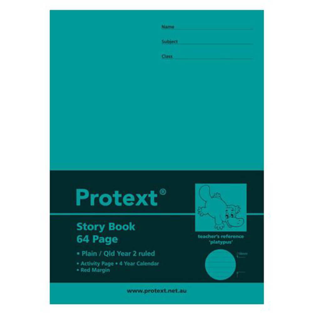 Protext Story styrte treningsbok m/ margin 64pg 10pk