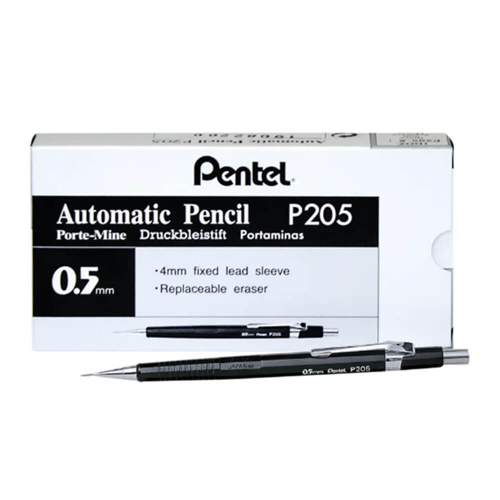 Pentel Drafting Mechanical Pencil 0.5mm 12pcs (Black)