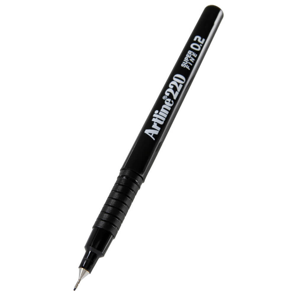 Artline Fineliner Superfine Pen 0,2 mm (kasse med 12)