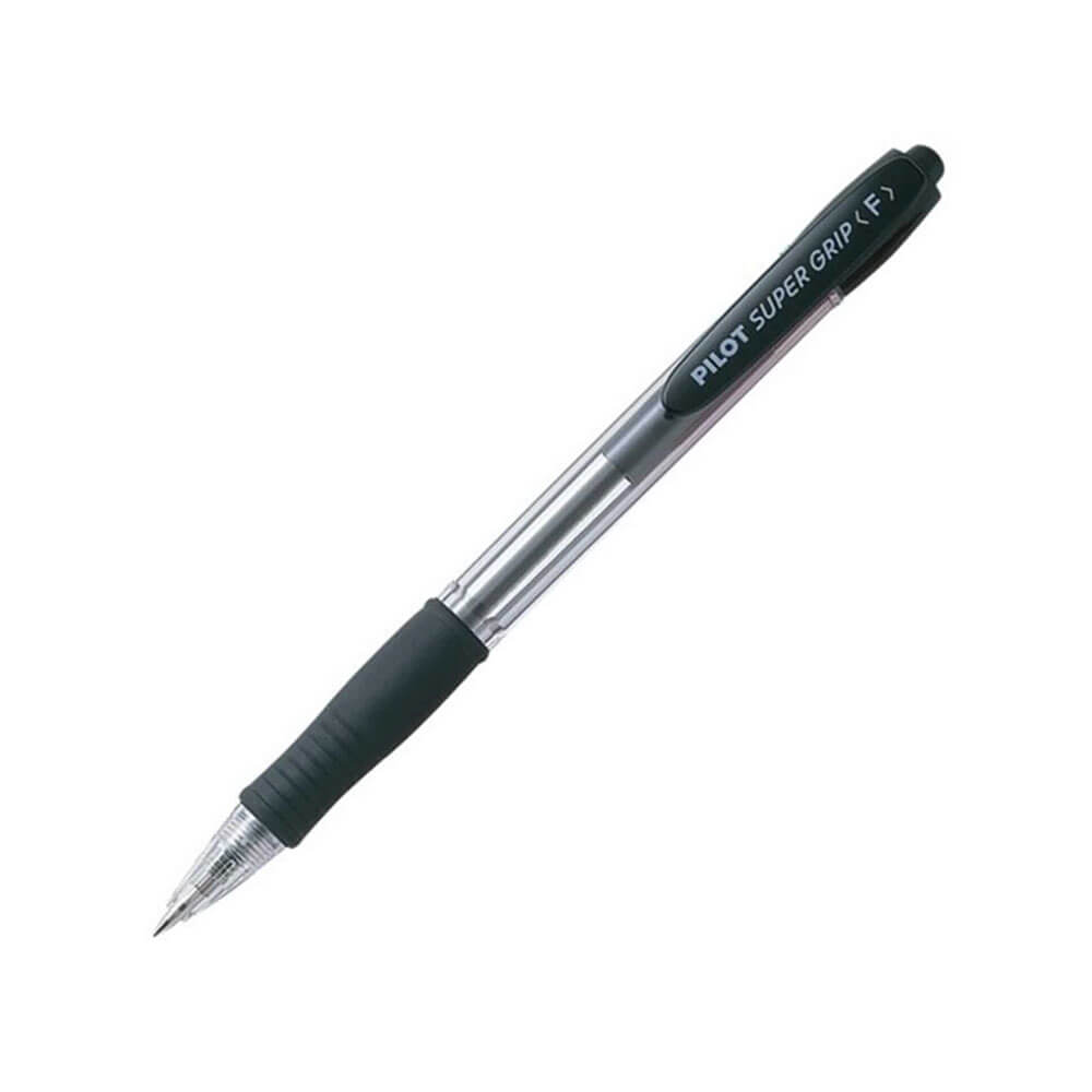 Pilot BPGP Super Grip rétractable Fine Pen 12pcs