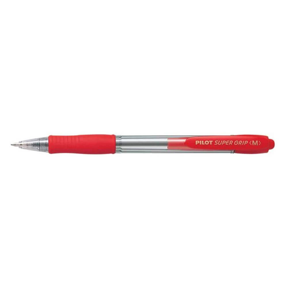 Pilot BPGP Super Grip Infällbar medium penna 12 st