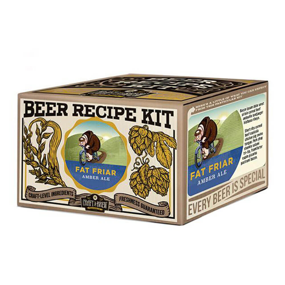 Håndverk et bryggfett Friar Amber Ale Brewing Kit