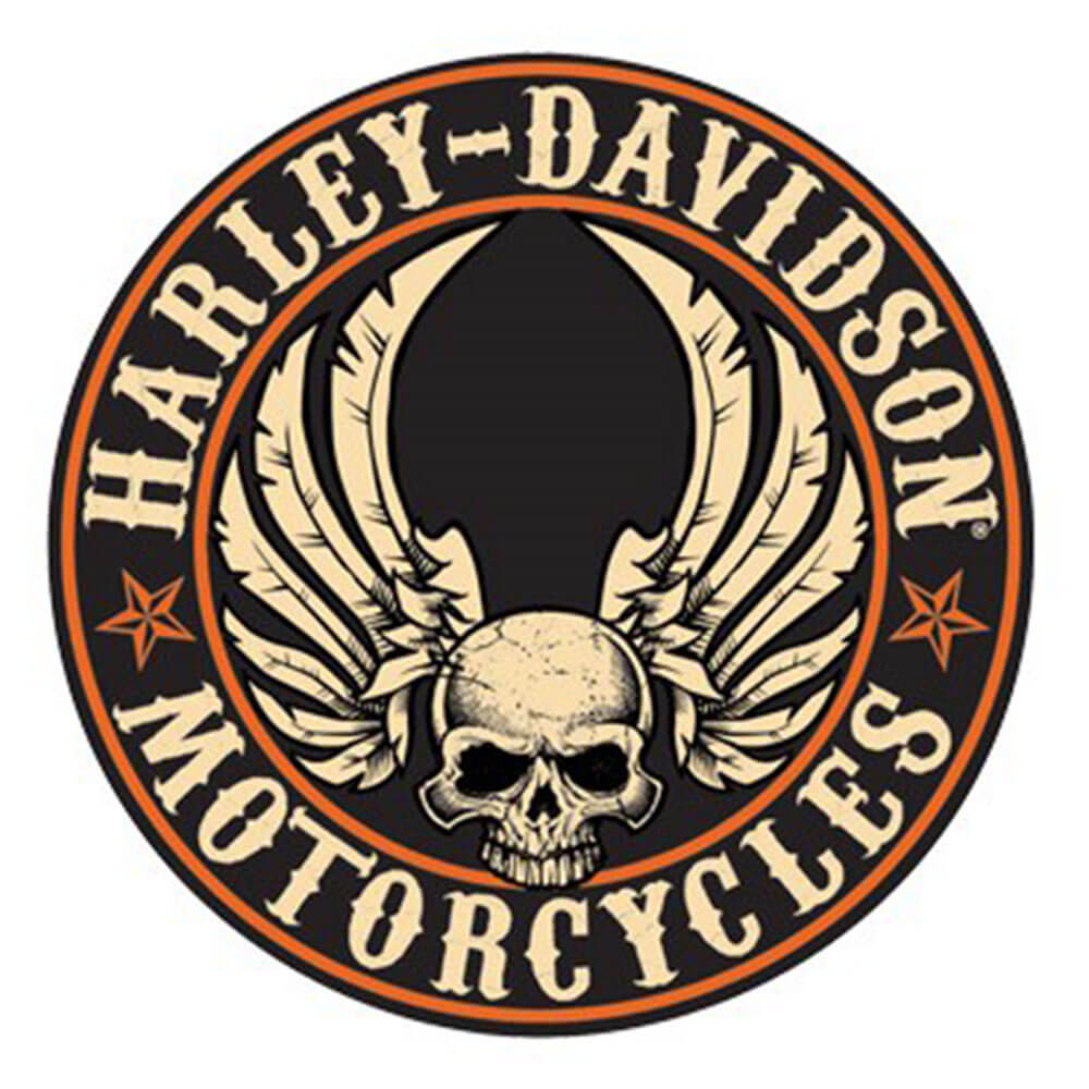 HARLEY DAVIDSON DIE CUT SIn en relief