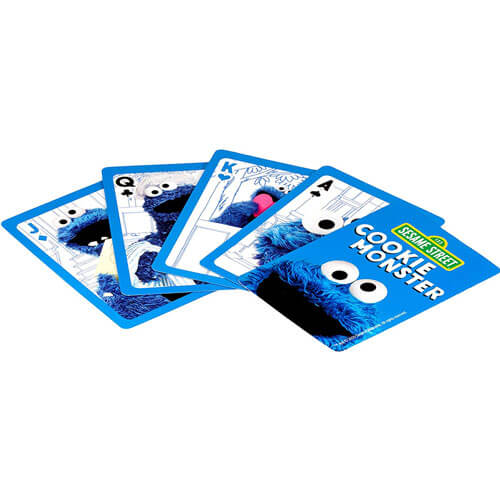 Sesame Street Cookie Monster Playing Cards