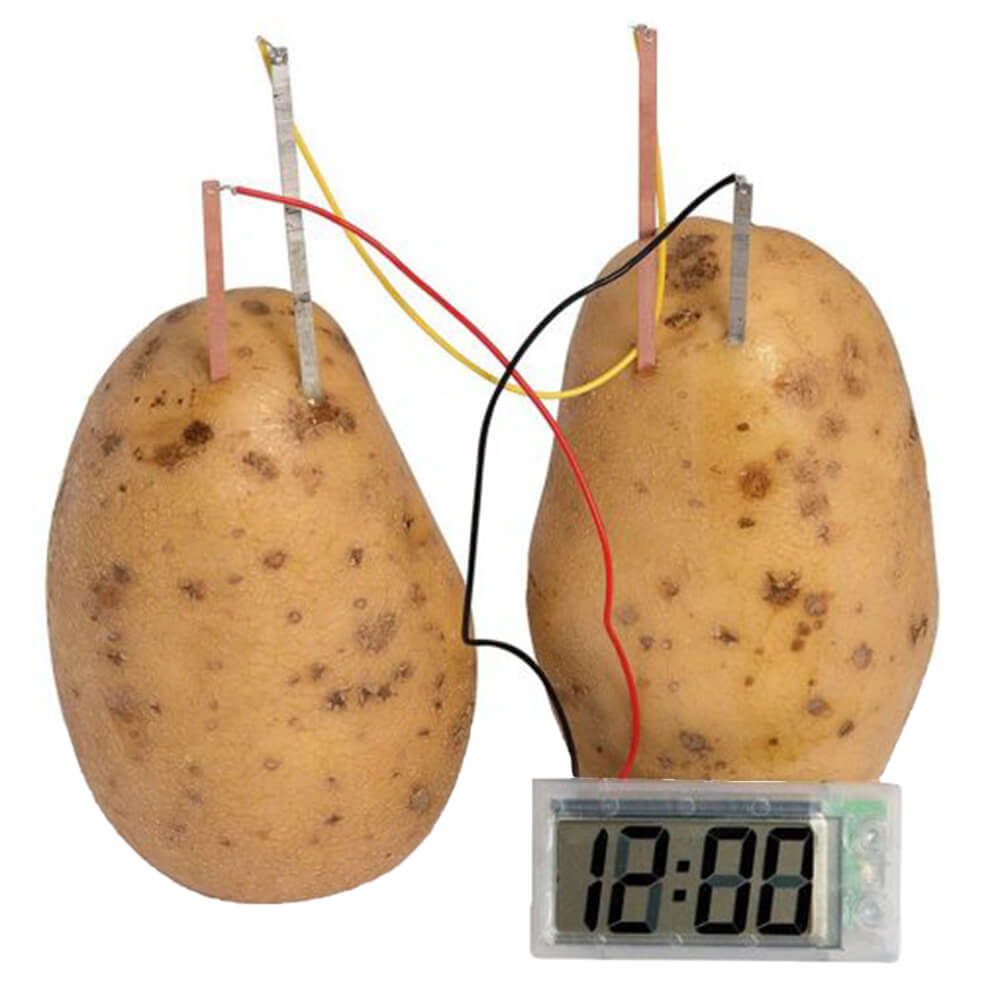 Giocattolo con orologio da patate