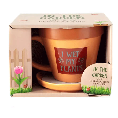 I Wet My Plants Plant Pot Mug