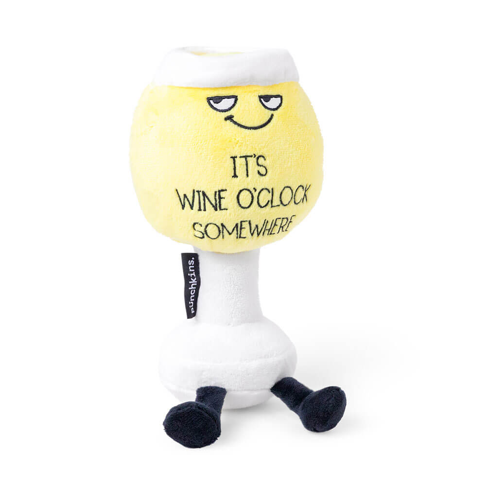 Punchkins It's Wine O'Clock Somewhere Plush